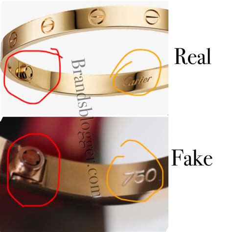 cartier love bracelet rose gold real vs fake|20 750 cartier crd 094835.